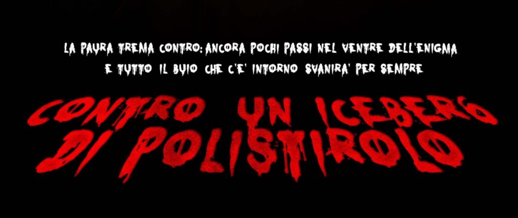 Contro un iceberg di polistirolo